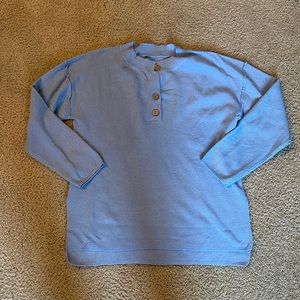 Free People dupe lounge set set powder blue small